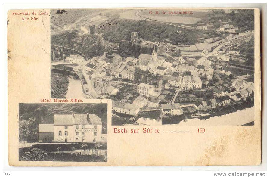 D3947 - Souvenir De Esch Sur Sûr - Hôtel Mersch-Nilles - Esch-sur-Sure