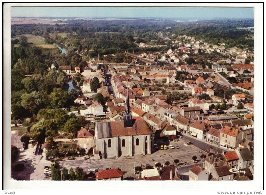 CPSM De Souppes Sur Loing (Seine Et Marne 77): Vue Aérienne - Souppes Sur Loing