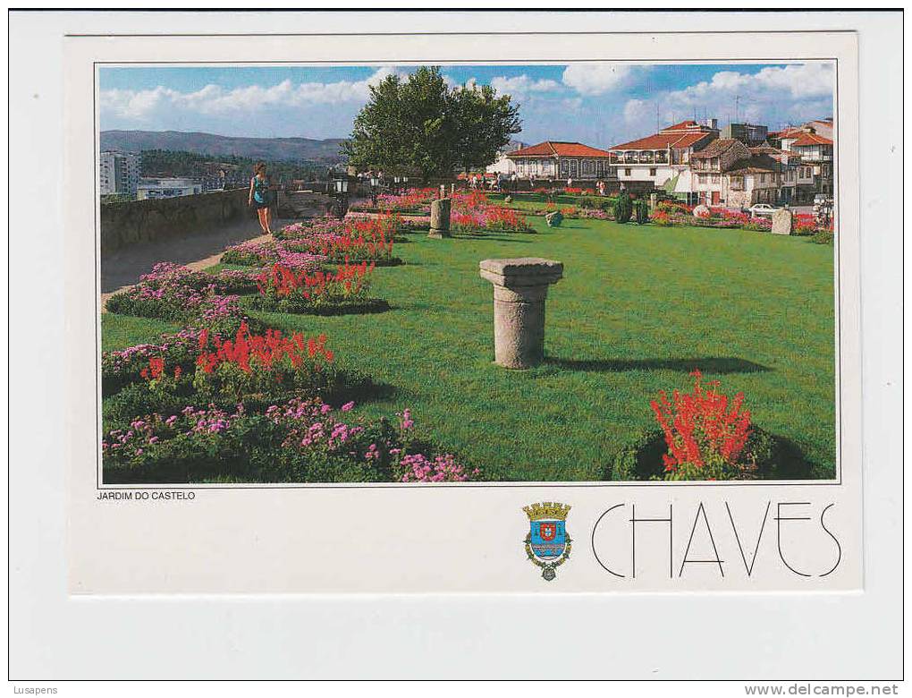 Portugal Cor 09408 – CHAVES - JARDIM DO CASTELO - Vila Real