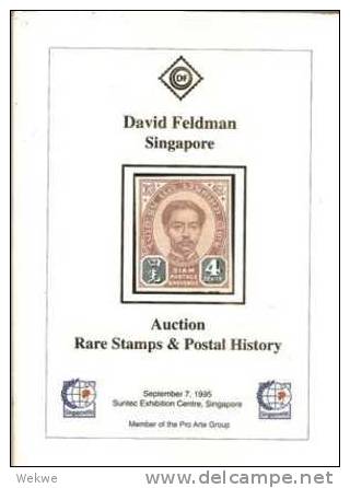 David Feldman Special Auction  SINGAPORE 95 , Far East - Catalogues For Auction Houses