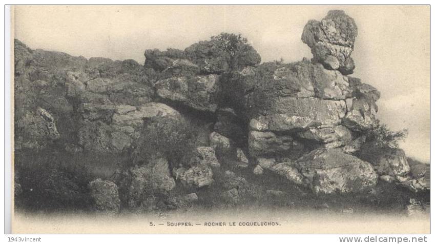 C 5385 - SOUPPES Sur Loing -  77 - Rocher Le Coqueluchon  - Belle CPA - - Souppes Sur Loing