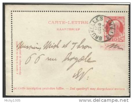 Belgien / Belgium - Gebraucht / Used (y314) - Cartes-lettres