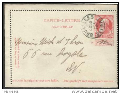 Belgien / Belgium - Gebraucht / Used (y314) - Kartenbriefe