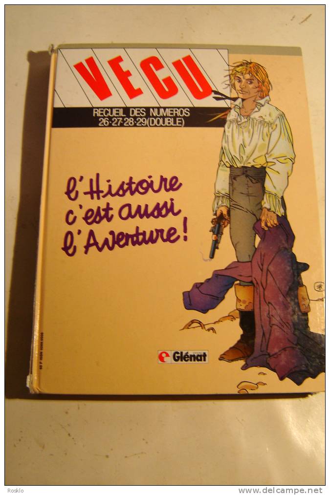 REVUE BD MENSUEL / VECU RECUEIL 6  DES NUMEROS 26+27+28+29DOUBLE   DE 1988 / TRES  BEL  ETAT - Vécu