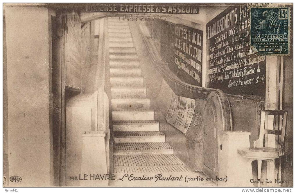 LE HAVRE - L'Escalier Roulant (partie Du Bas) - Non Classificati