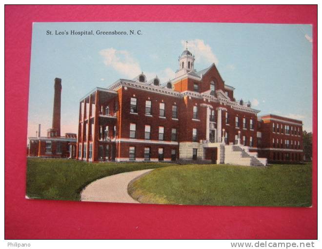 Greensboro NC  St Leo's Hospital  Circa 1907 - Greensboro