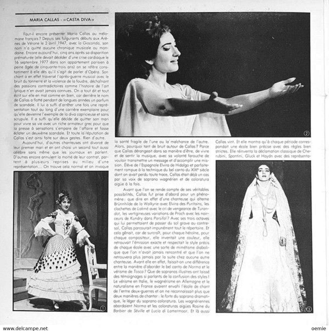 MARIA CALLAS  °   CASTA DIVA - Classique