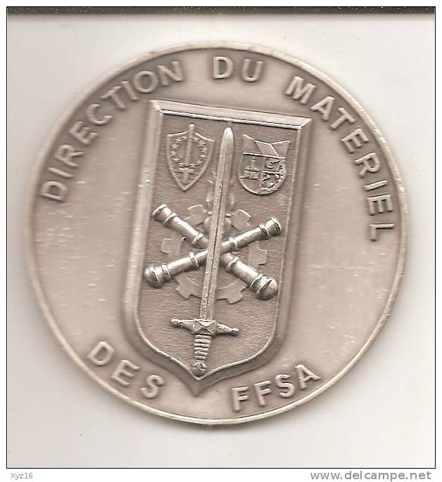 Médaille  De Table DIRECTION DU MATERIEL DES FFSA - Francia