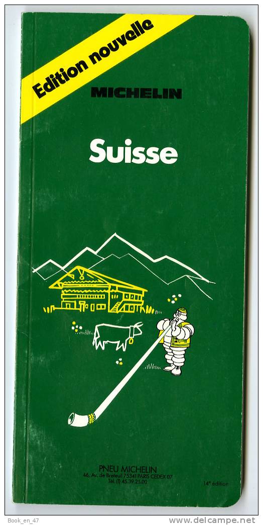 {20192} Michelin , Guide De Tourisme , Suisse , 1985 - Michelin (guide)