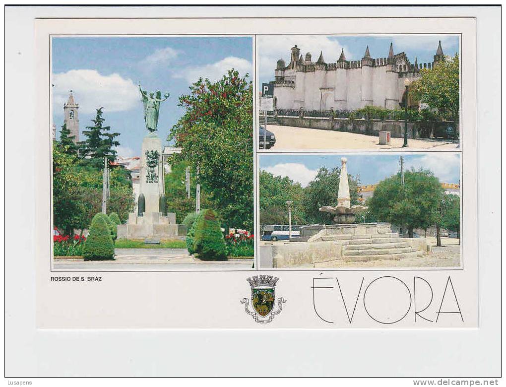 Portugal Cor 09443 – ÉVORA - MONUMENTO AOS COMATENTES DA GRANDE GUERRA ERMIDA DE S. BRAZ FONTE MEDIEVAL - Evora