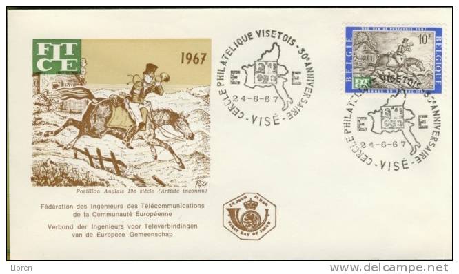 BELGIE, BELGIUM 1967 OBP 1422 TELECOMMUNICATION. BLANC. - 1961-1970