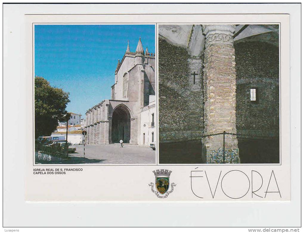 Portugal Cor 09450 – ÉVORA -IGREJA REAL DE S. FRANCISCO - CAPELA DOS OSSOS - Evora