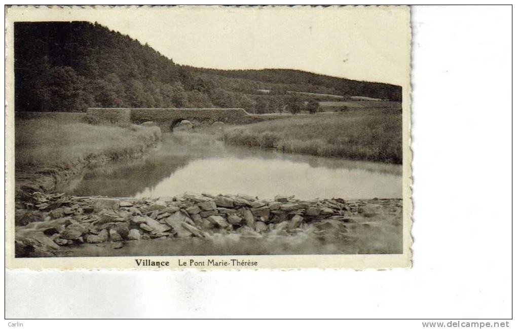 Villance   Le Pont Marie Thérèse - Libin