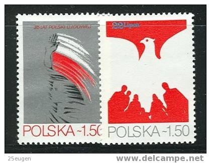 POLAND 1979  MICHEL NO  2640-2641  MNH - Nuevos