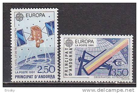 PGL - EUROPA CEPT 1991 ANDORRE FR Yv N°402/03 ** - 1991