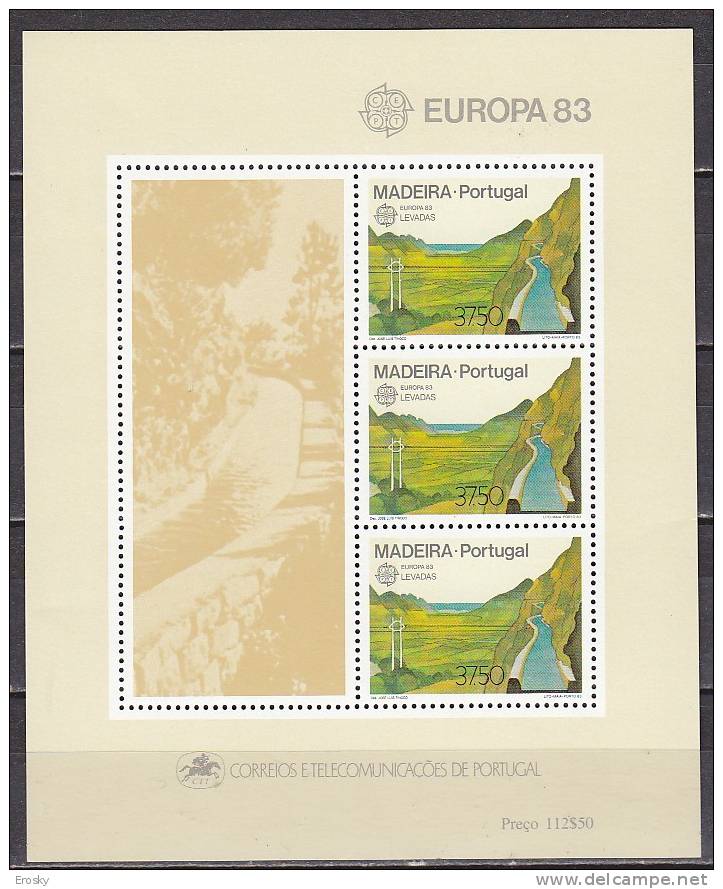 PGL - EUROPA CEPT 1983 MADEIRA BF Yv N°4 ** - 1983