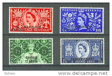 Familles Royales - Grande Bretagne - Bahrein  -  Yvert  84 / 87  ** - MNH  -  Reine Elisabeth II - Bahreïn (1965-...)