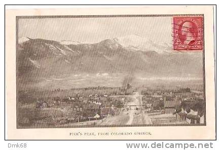 USA - PIKE'S PEAK FROM COLORADO SPRINGS - Colorado Springs