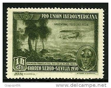 ● SPAGNA - 1930 - EXPO SIVIGLIA - P.A. - N. A 76  Nuovo * - Cat. ? €  - Lotto 593 - Unused Stamps