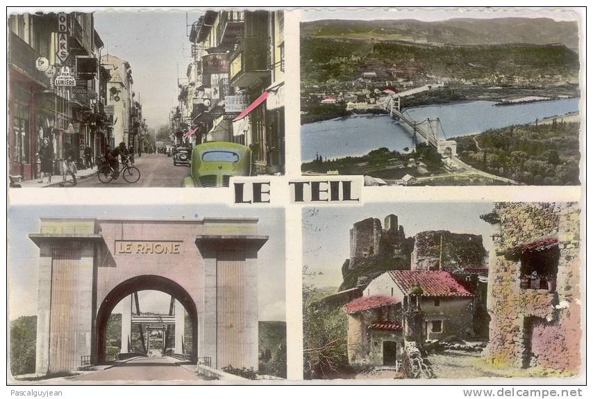 CARTE PHOTO ARDECHE - LE TEIL - MULTI VUES - Le Teil