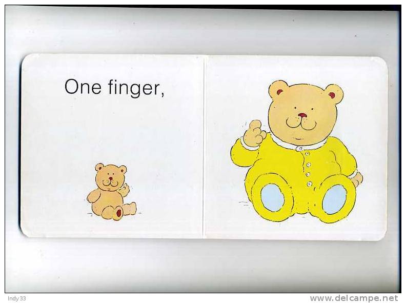 - ONE FINGER , ONE THUMB . SAINSBURY WALKER BOOKS . 1986 - Early Readers