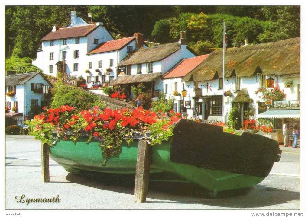 Britain United Kingdom - Mars Hill, Lynmouth, Exmoor Postcard [P1662] - Lynmouth & Lynton