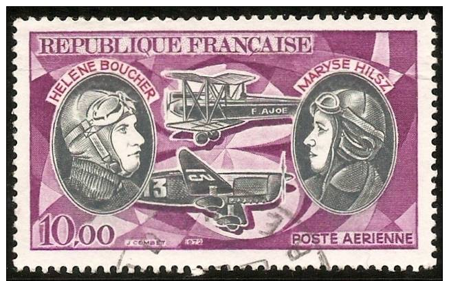 FR Av 47 Aviation  Hélène BOUCHER Et Maryse HILTZ - 1972 - 1960-.... Used