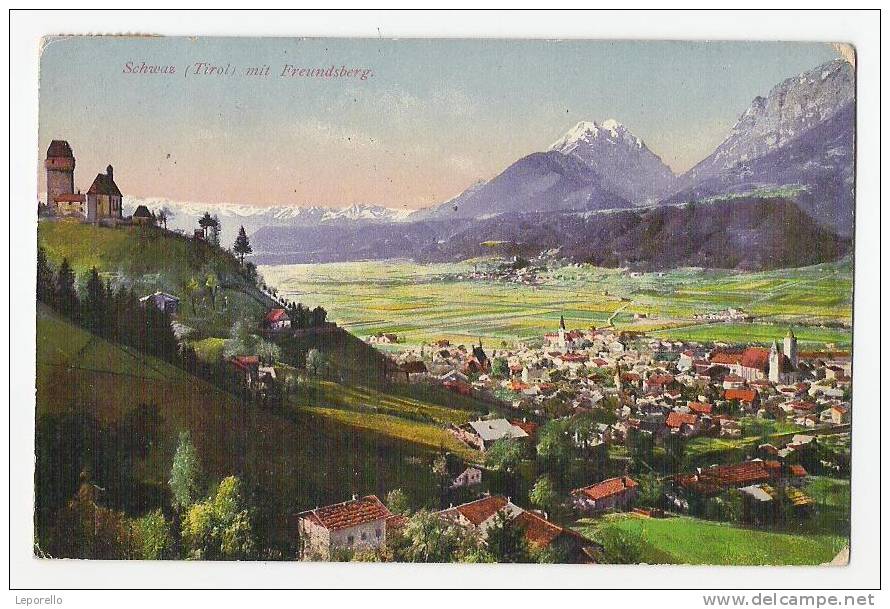 AK SCHWAZ 1917 //  P*B0575 - Schwaz