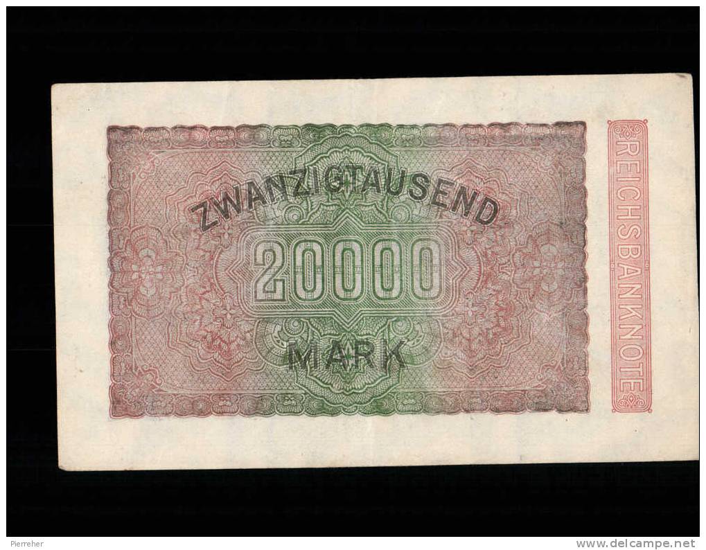 TRES TRES BEAU BILLET DE 20 MILLE  MARK DATE DU 20.02.1923 - 20000 Mark