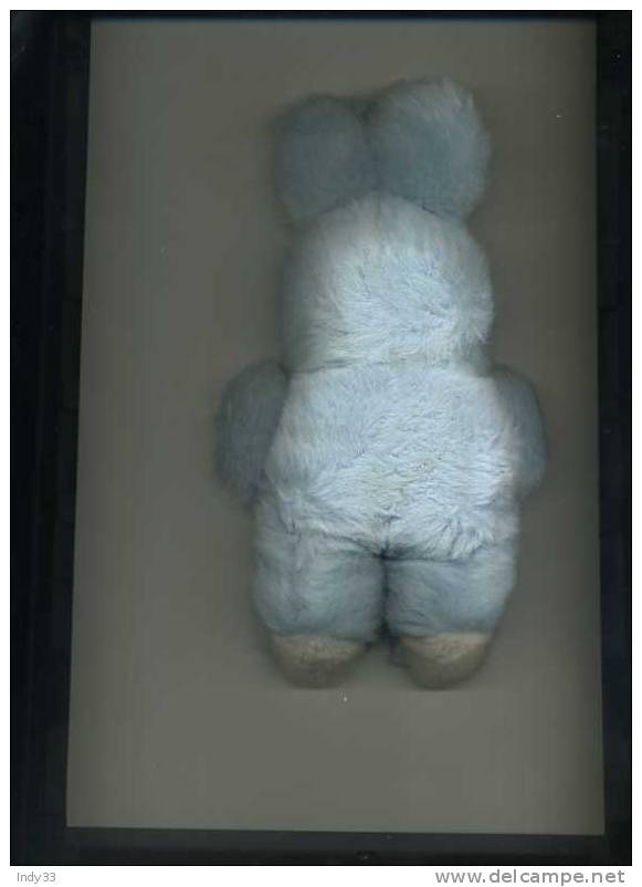 - PELUCHE OURSON ?  BLEU . ENV. 20CM - Beren