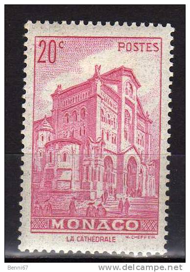 MONACO 1939 Cathédrale De Monaco Yv 169 MLH * - Otros & Sin Clasificación