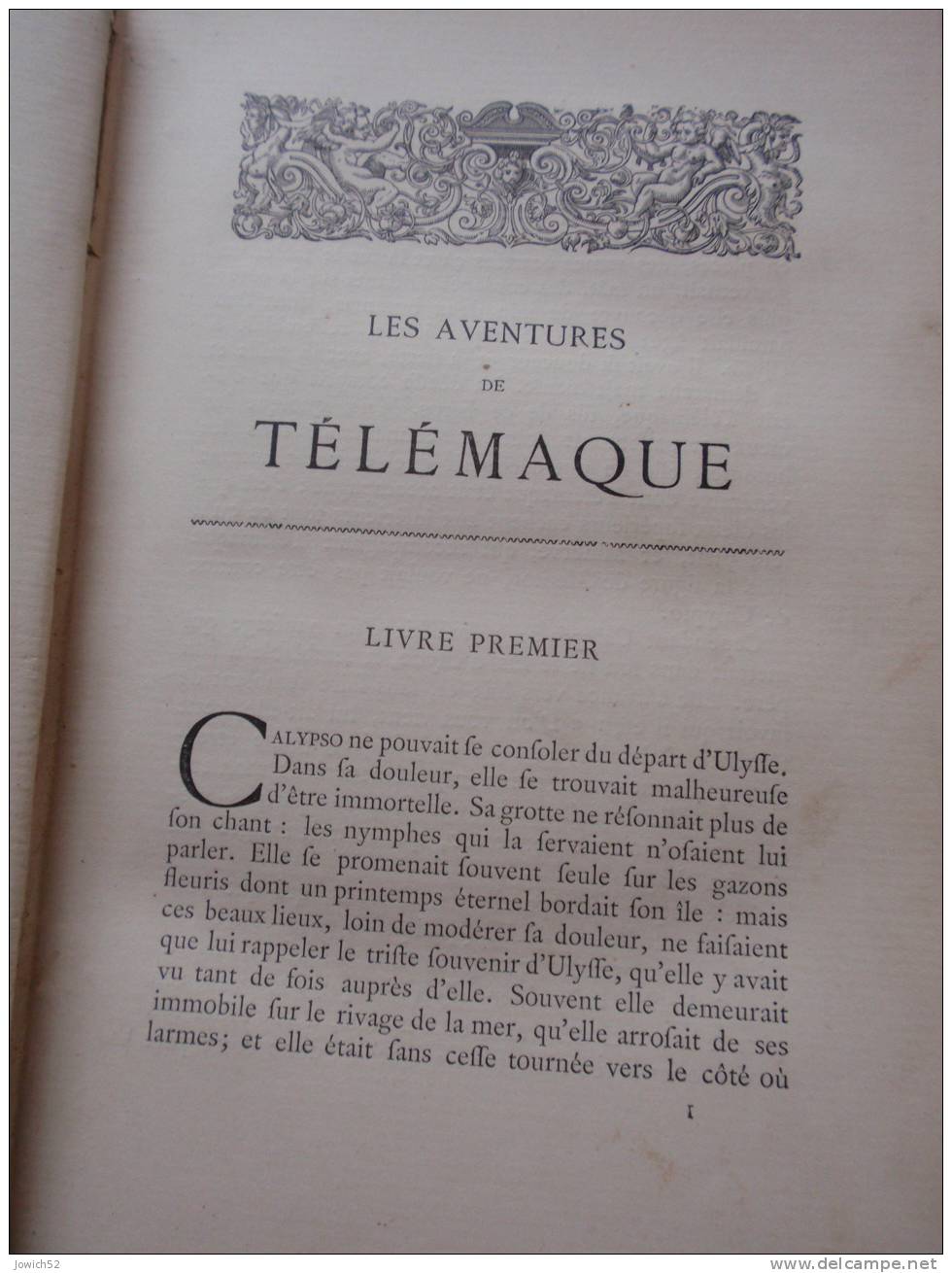 FENELON _ LES AVENTURES DE TELEMAQUE 1879 - OEUVRE CHOISIES - Auteurs Classiques