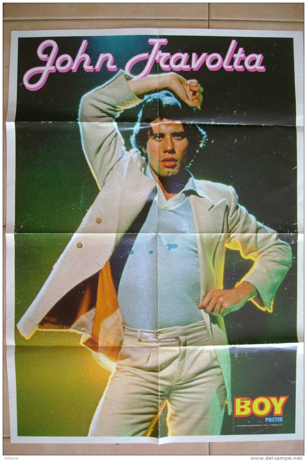 C0245 CINEMA-MUSICA - POSTER Inserto CORRIERBOY 1979 - JOHN TRAVOLTA - Música