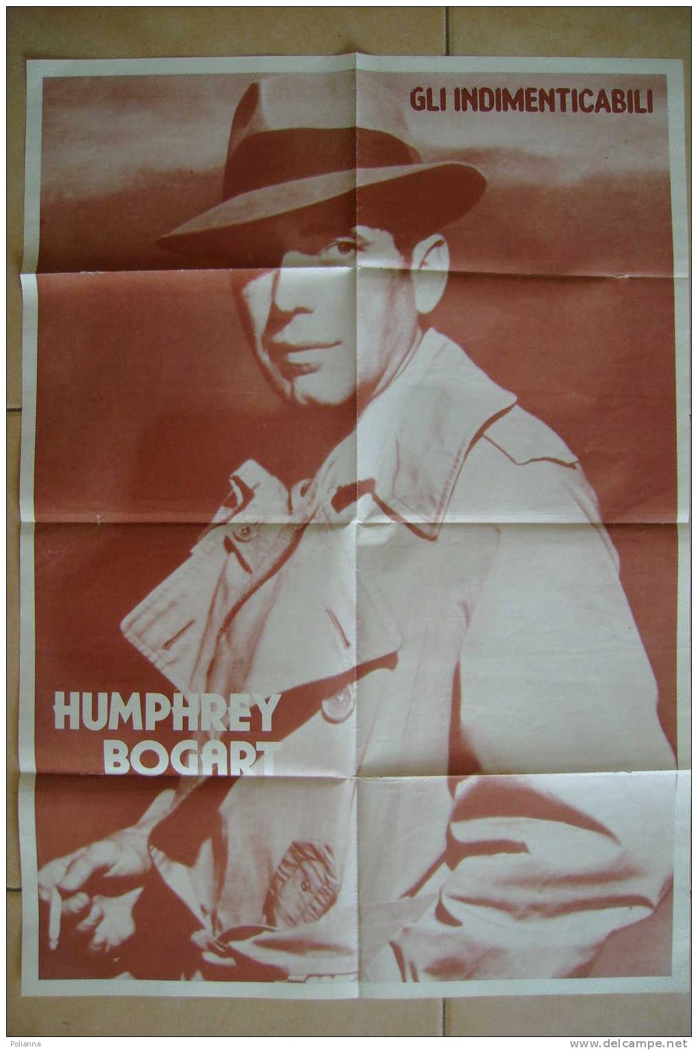 C0248 CINEMA-MUSICA - POSTER Inserto CORRIERBOY Anni '70 - PAUL Mc CARTNEY - HUMPHREY BOGART - Musica