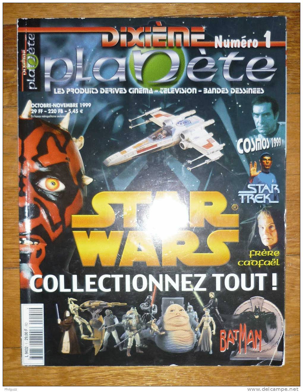 DIXIEME PLANETE RARE N° 1 STAR WARS 50 PAGES BATMAN COSMOS 1999 STAR TREK - Other & Unclassified