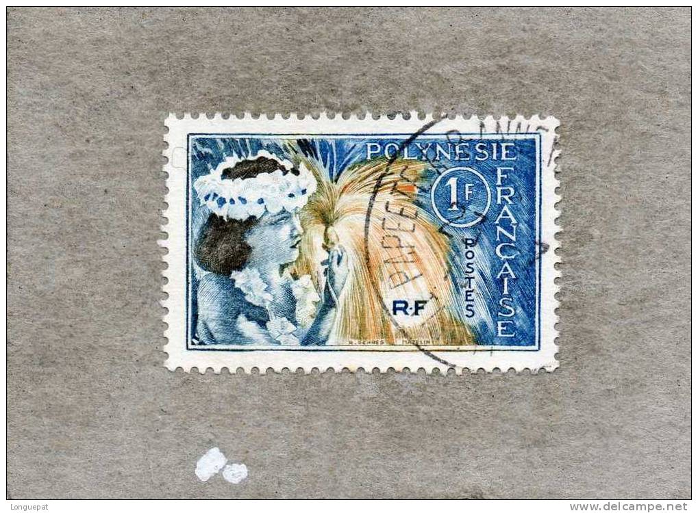 POLYNESIE Française :   Danseuse Tahitienne - Used Stamps