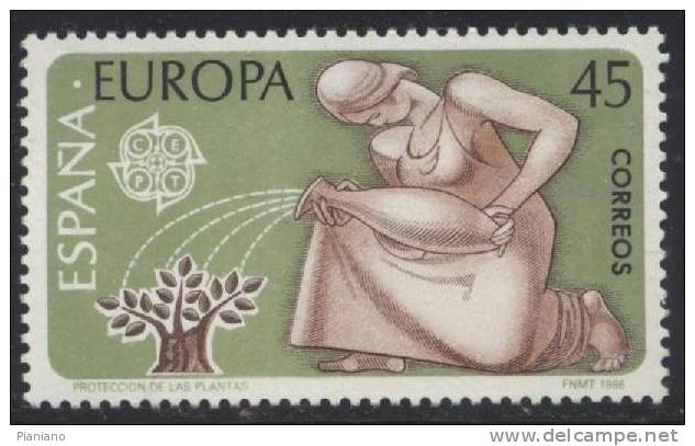 PIA  -  SPAGNA  -  1986  :  Europa    -  (Un  2461-62) - 1986