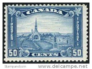 Canada #176 Mint Hinged 50c Monument & Museum From 1930 - Neufs