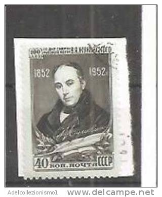 52334)valore Russo 1952 -  Cent. Morte Shukowski -  Usato - N°1621 - Collections