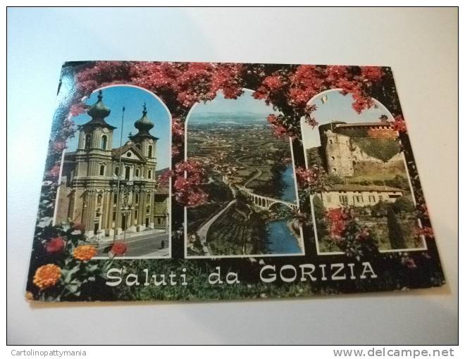 Gruss Saluti Da Gorizia Castello Chiesa Di S. Ignazio Ponte - Souvenir De...