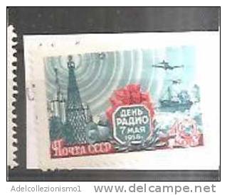 52346)valore Russo 1958 -  Giornata Della Radio -  Nuovi - N°2049 - Collections