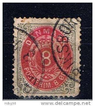 DK+ Dänemark 1875 Mi 25 Ziffernzeichnung - Used Stamps