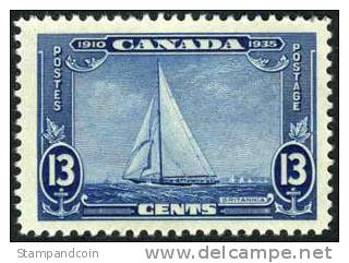 Canada #216 SUPERB Mint Hinged 13c Royal Yacht ´Britannia´ From 1935 - Neufs