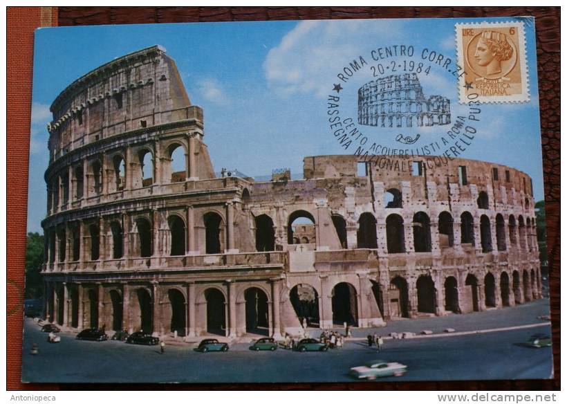 ITALIA 1984  FDC   POSTCARD - FDC