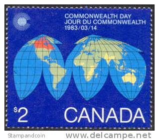 Canada #977 XF Mint Never Hinged $2 Commonwealth Day From 1983 - Neufs