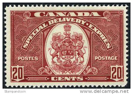 Canada E8 Mint Hinged 20c Special Delivery From 1938 - Special Delivery