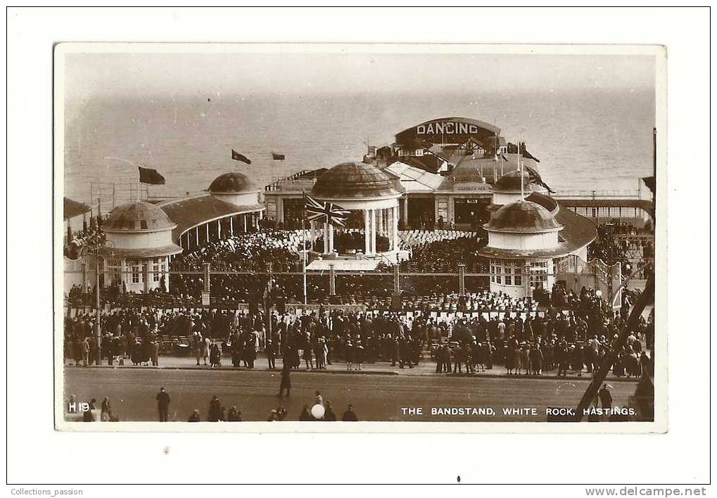 Cp, Angleterre, Hastings, The Bandstand, White Rock - Hastings