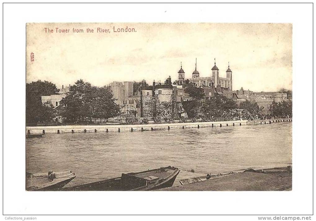 Cp, Angleterre, Londres, The Tower From The River - Tower Of London