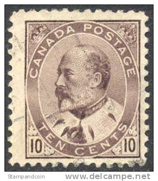 Canada #93 Used 10c Edward VII From 1903 - Gebraucht