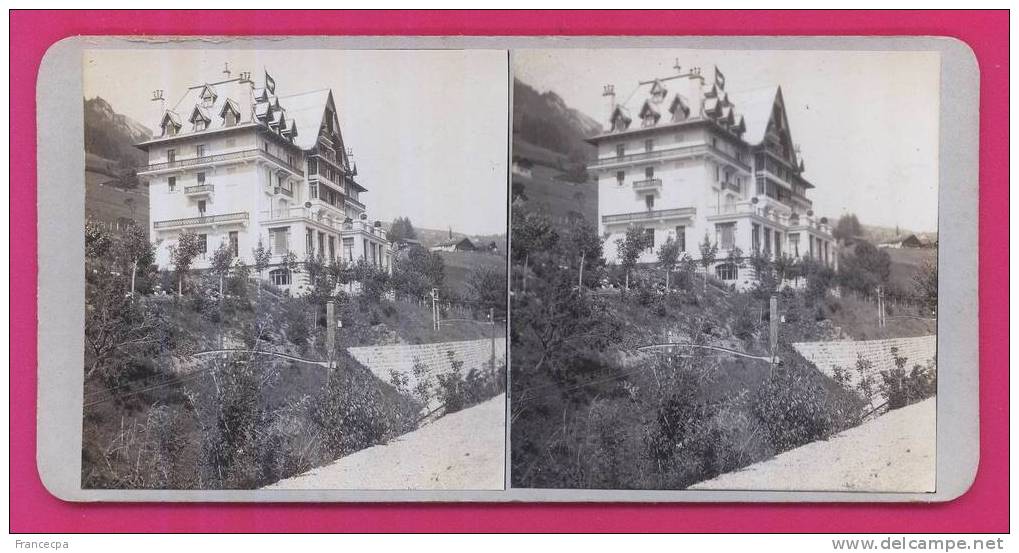 069 - SUISSE -  CHATEAU D'OEX - Stereoscopic